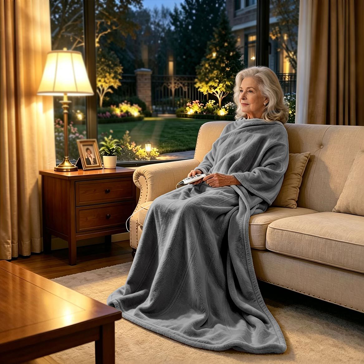Digital Comfort Fleece Heated Throw By OakRidge™
