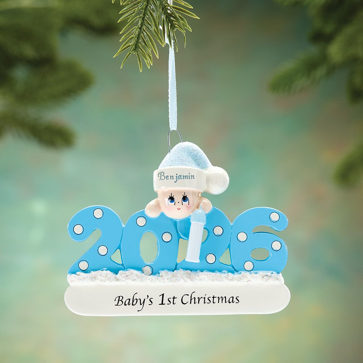 Personalized 2026 Baby's First Christmas Ornament