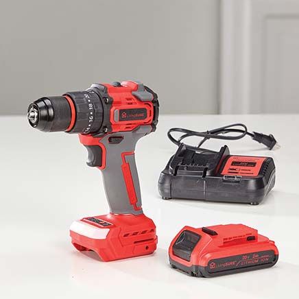 View product details for Cordless Drill, Battery and Charger Set By LivingSURE™